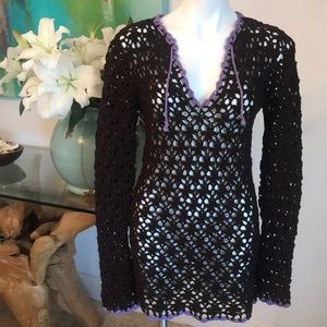 Tory Burch Crocheted Coverup - Size M